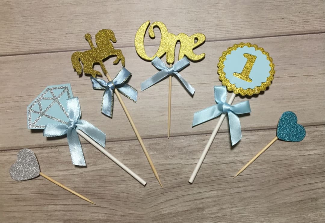 レア☆ ケーキトッパー 1歳 誕生日祝い 男の子ベビー バースデー