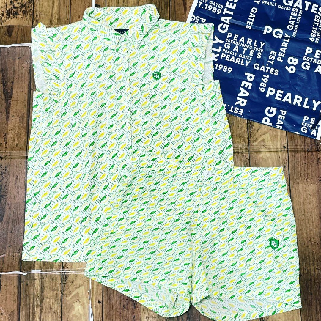 美品　パーリーゲイツ　セットアップ　0 1 レディース　ポロシャツ　パンツ