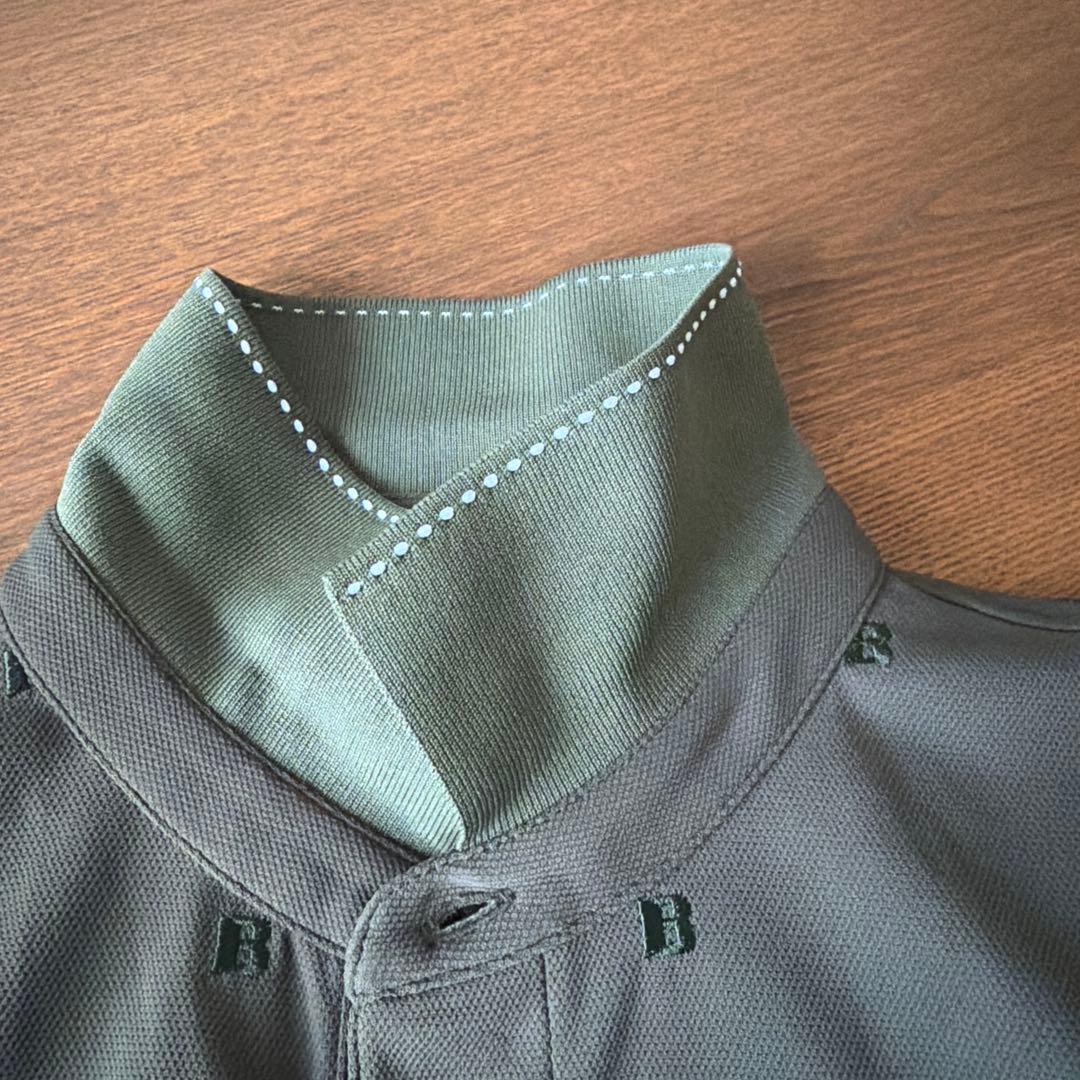 ブリーフィングゴルフポロシャツ　カーキ未使用