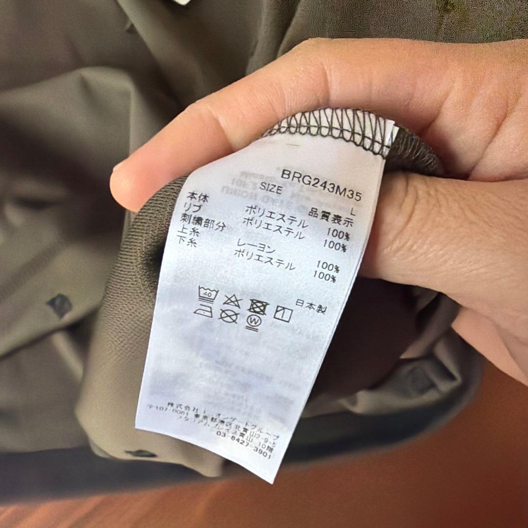 ブリーフィングゴルフポロシャツ　カーキ未使用