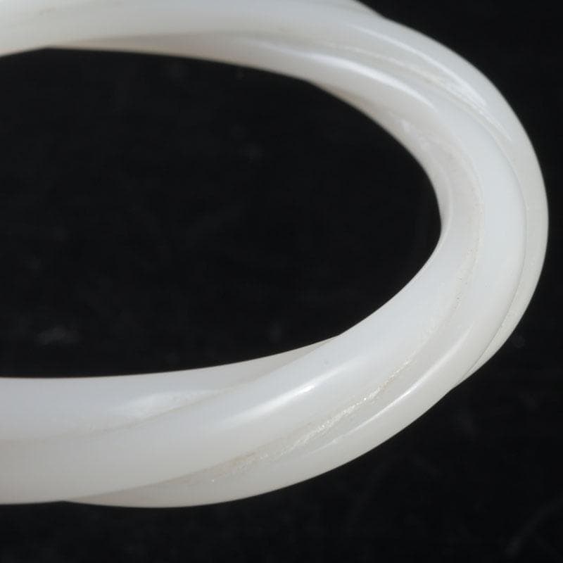 中国　玉石白玉彫刻　玉器　環　装飾品　V　9278E