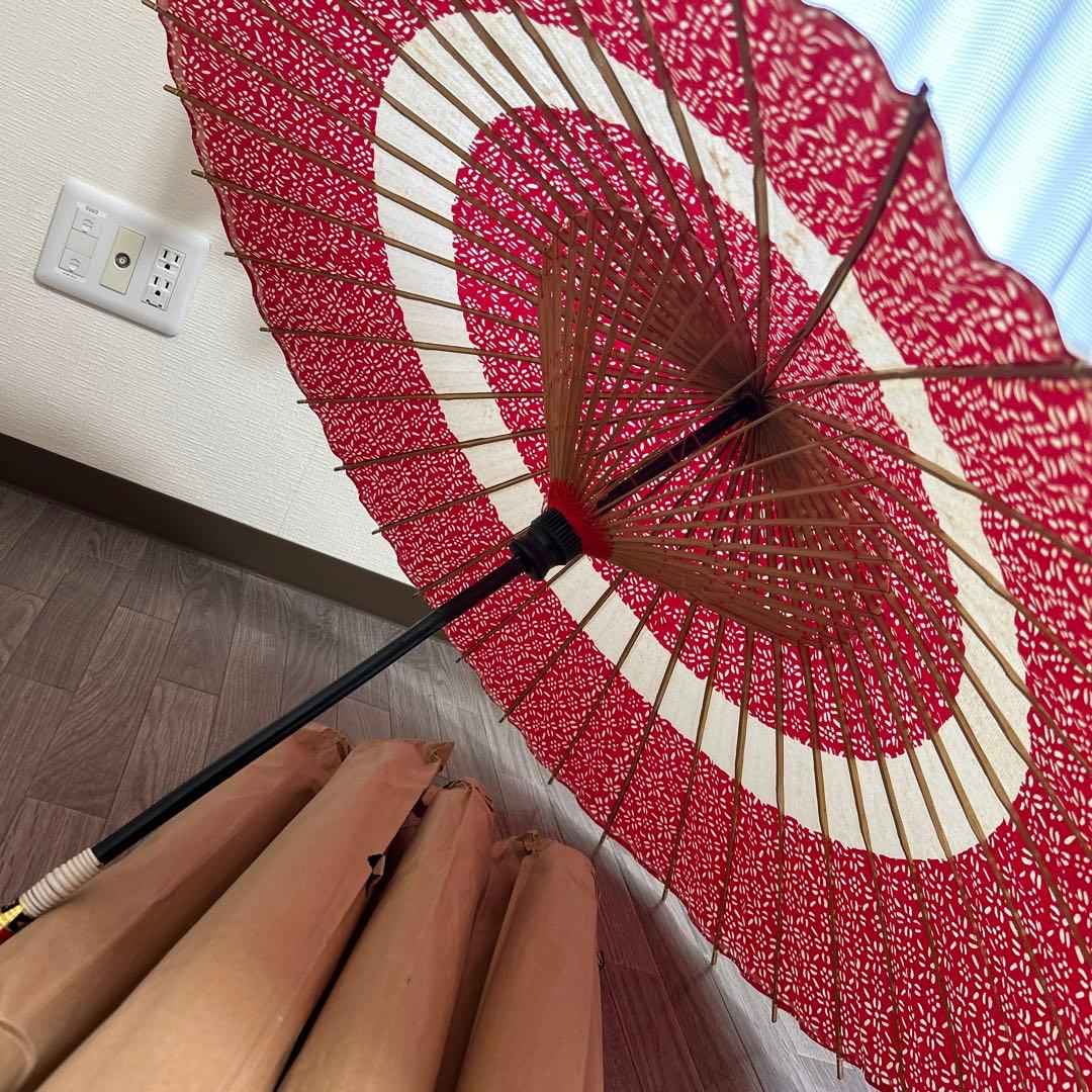 舞踊傘 傘 和 9本 バラ売り可