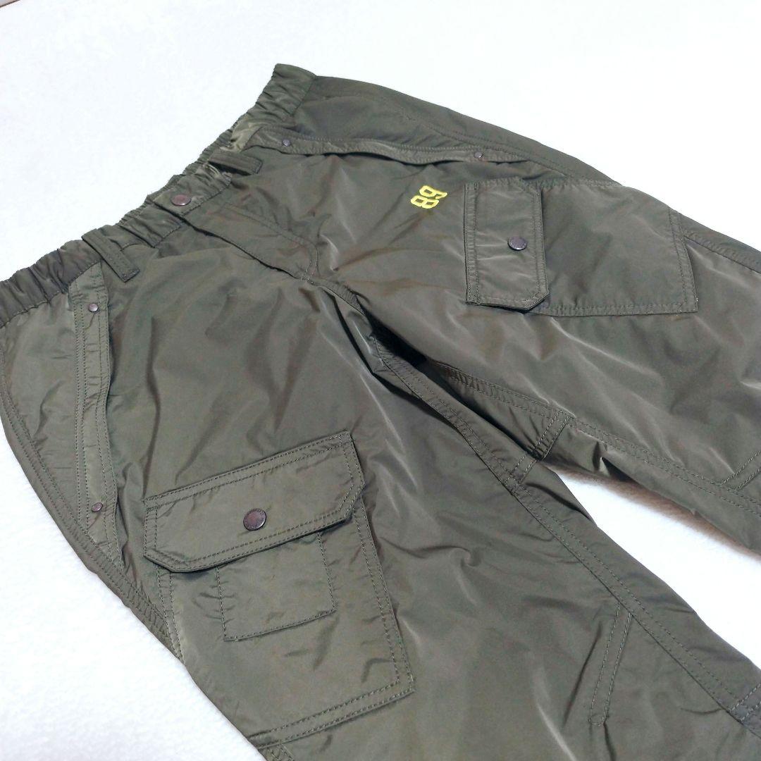 【美品】パーリーゲイツ ソロテックス タフタパンツ サイズ5 カーキ 防風