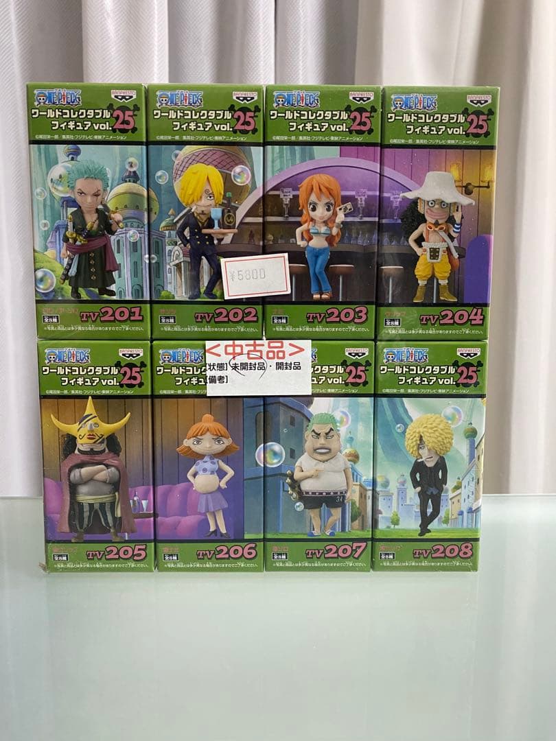 【未開封】ワンピースワールドコレクタブルフィギュアvol25 全8種