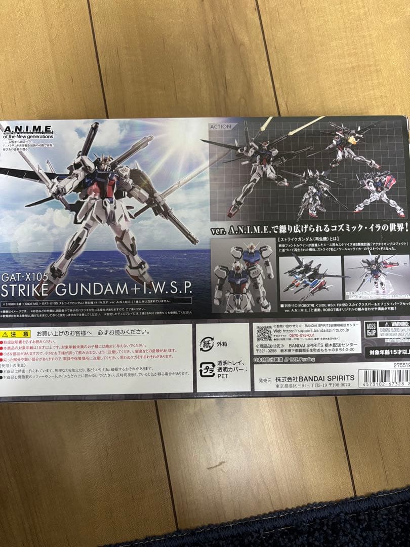 GAT-X105 STRIKE GUNDAM + I.W.S.P. ウェブ限定品