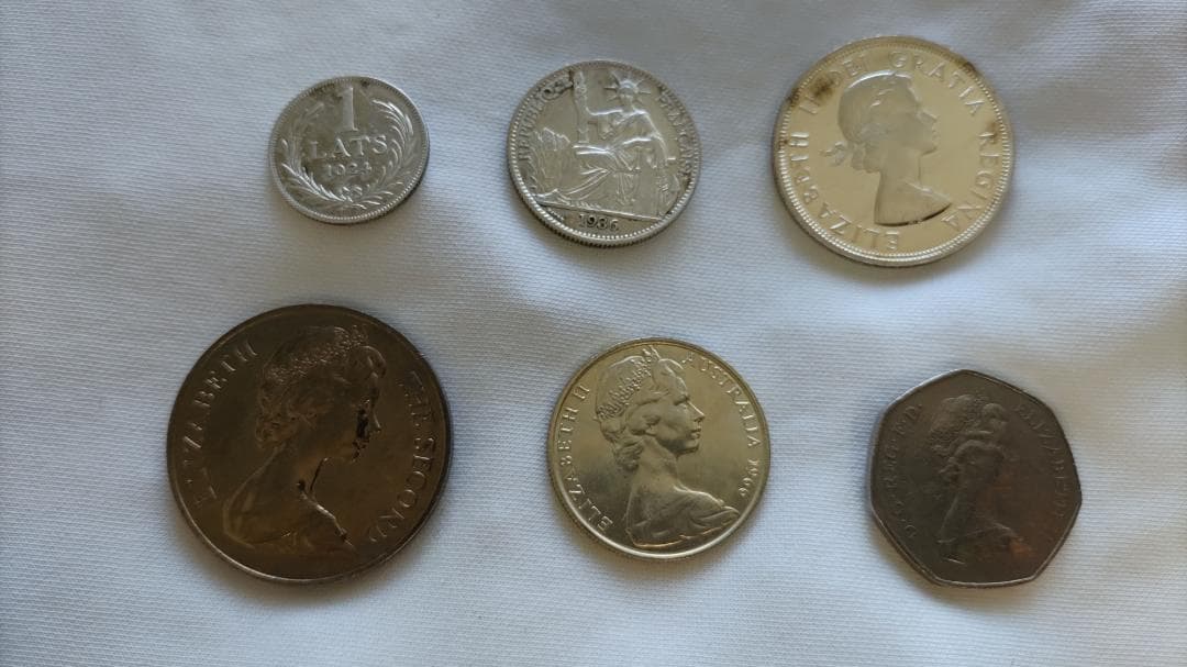 海外銀貨・硬貨６枚セット