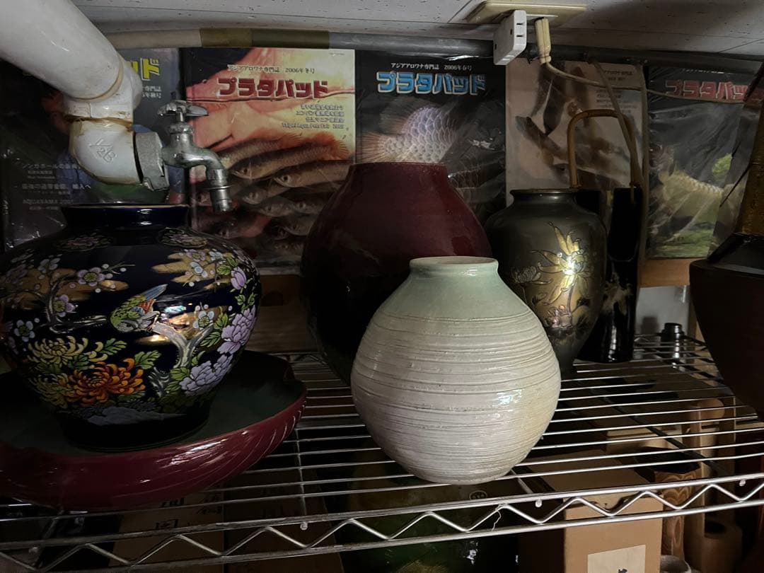 花瓶、壺、信楽焼、九谷焼、備前焼きなど各種 まとめ陶器花瓶