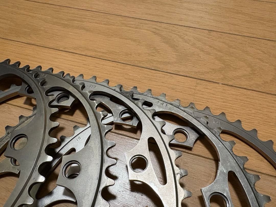 SHIMANO チェーンリング 5枚セット（PCD144) （マスカット）