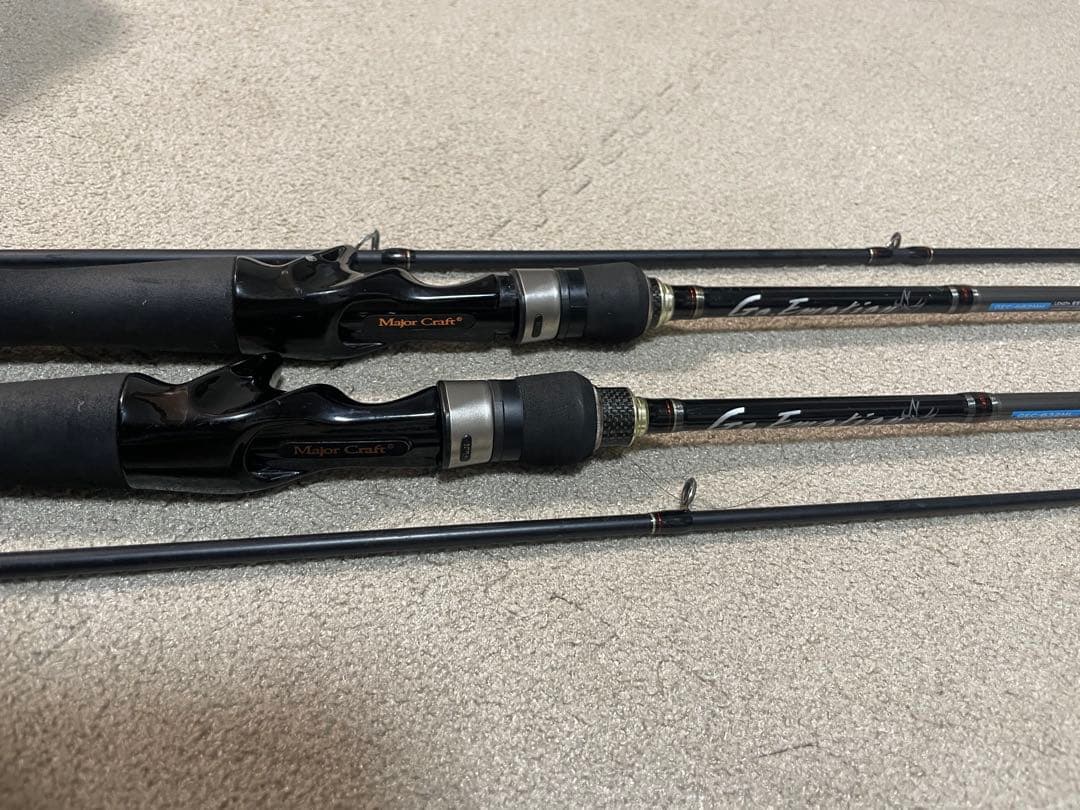 バスロッド　2本セット　メジャークラフト　ゴーエモーション632ML 662MH