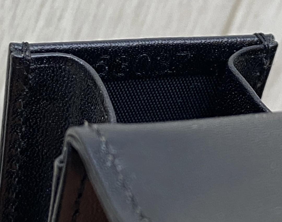 美品 モンブラン レザー 本革 ペンポーチ ペンケース １本用 １本差 ブラック