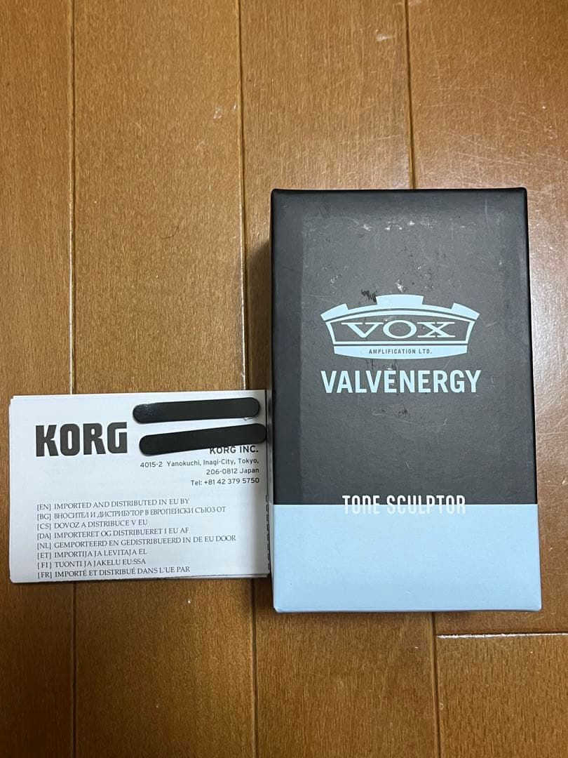 Vox Tone Sculptor チューブプリアンプイコライザー