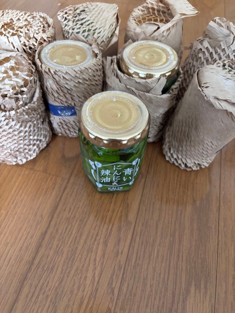 新品未開封◇KALDI カルディコーヒーファーム　青いにんにく辣油　9個セット