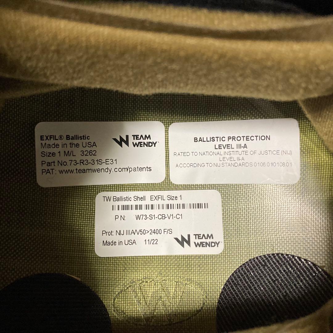 へ*む様 Team Wendy EXFIL Ballistic Size 1 M
