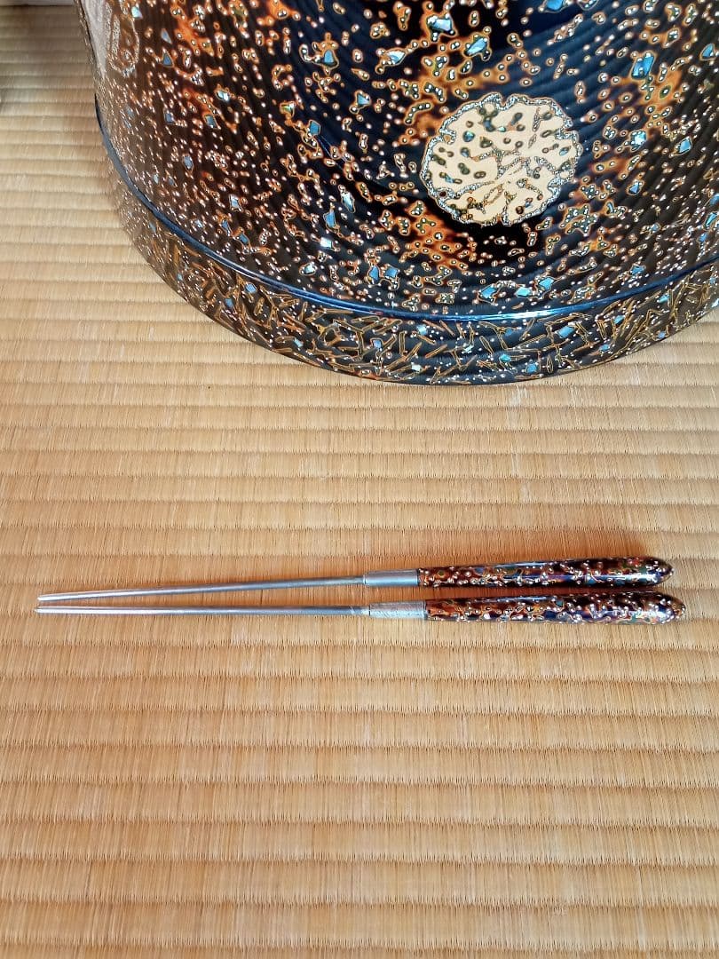 火鉢　大型　漆塗火鉢　若狭塗　古代若狭塗　火箸付　大火鉢アンティーク　希少