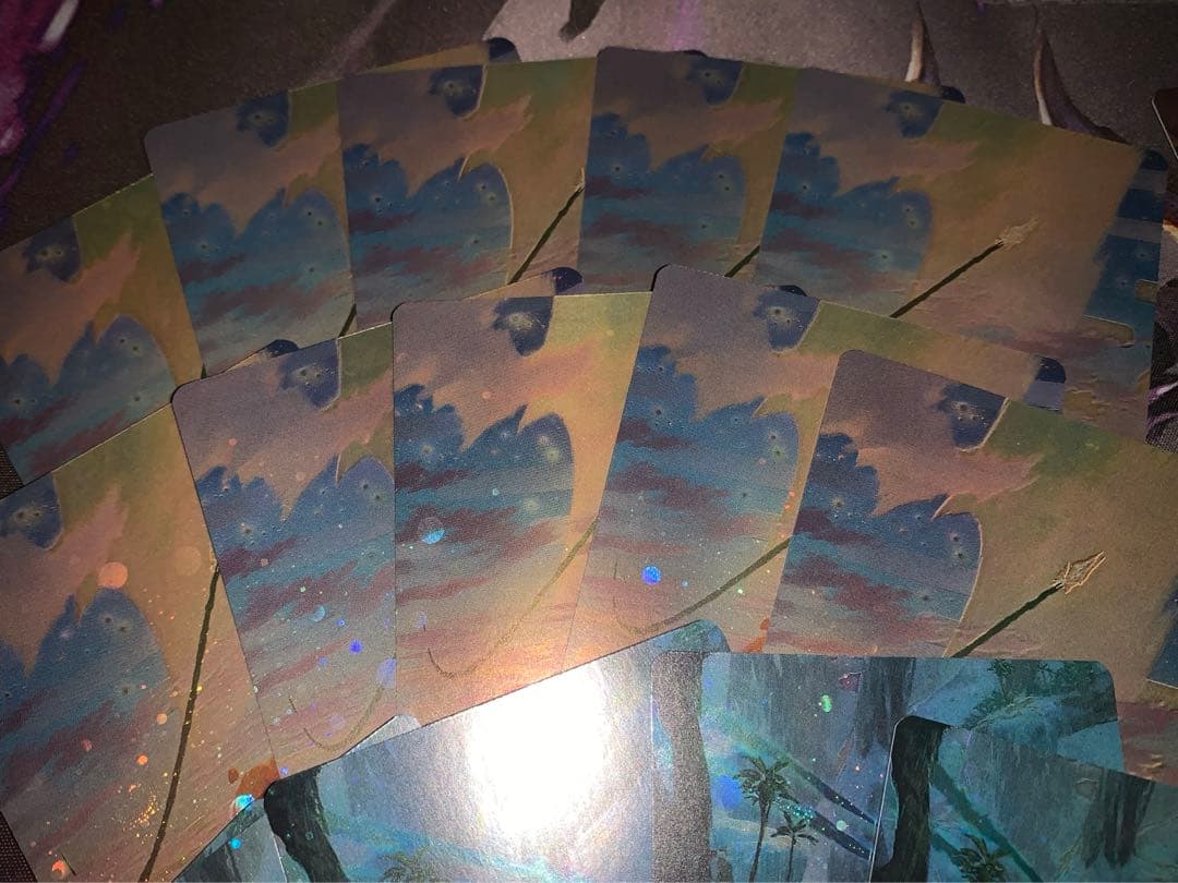 日語　基本土地　ギャラクシーフォイル　セット