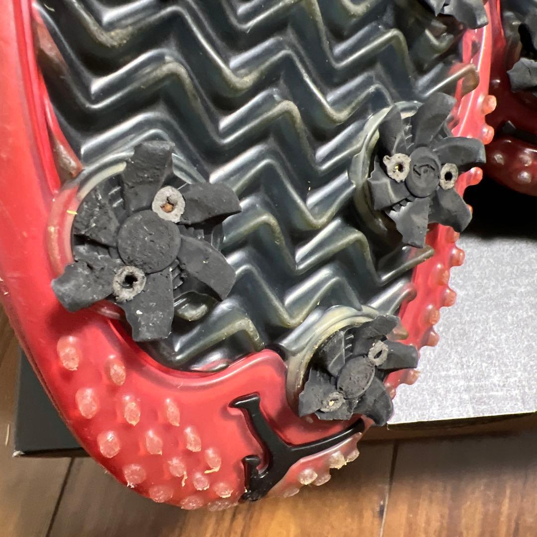 Air Jordan 12 ホワイト/レッド 23 ゴルフシューズ