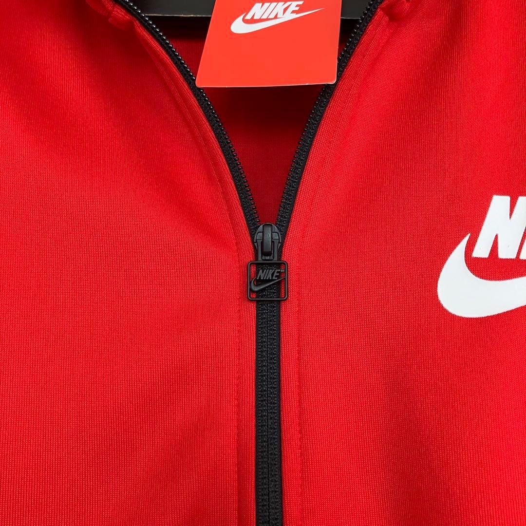 新品タグ付き☆NIKE ナイキ トラックジャケット 赤ジャージ ジップアップ L