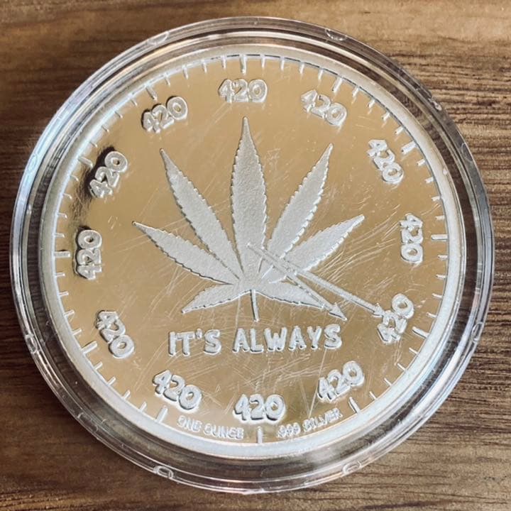 （超激レア！）トランプ大統領　1オンス 銀貨　プレジデンタルOG