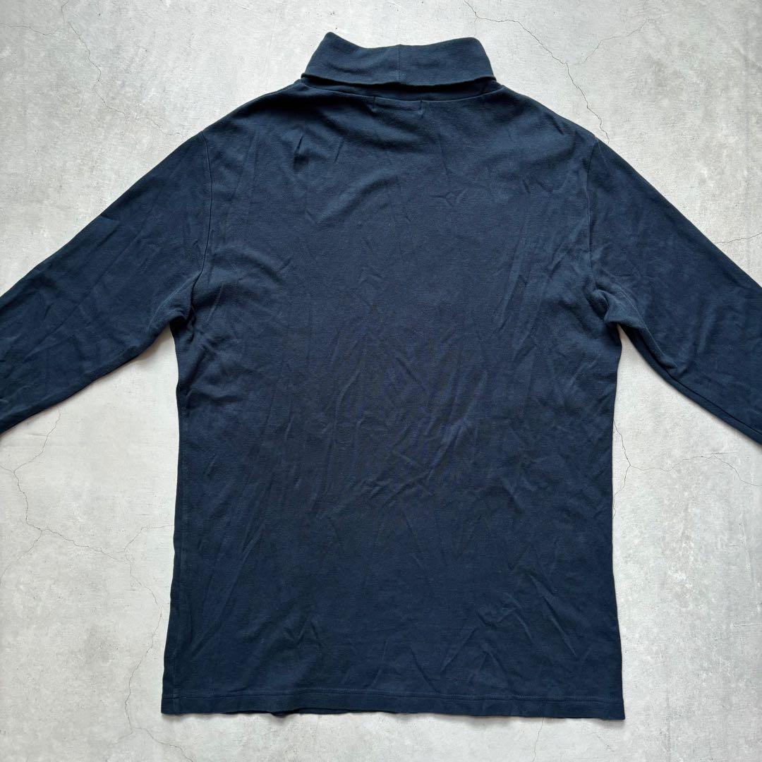 rough&swell ラフアンドスウェル タートルネック長袖シャツ ロゴ刺繍