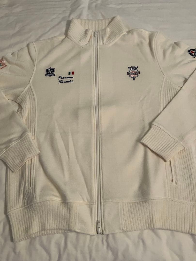 BEAMS GOLF ニットジャケット ホワイト