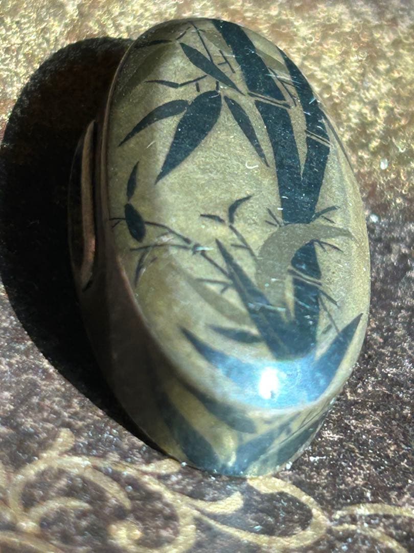 刀装具　竹林　竹　武具　日本刀　骨董　アンティーク　コレクション