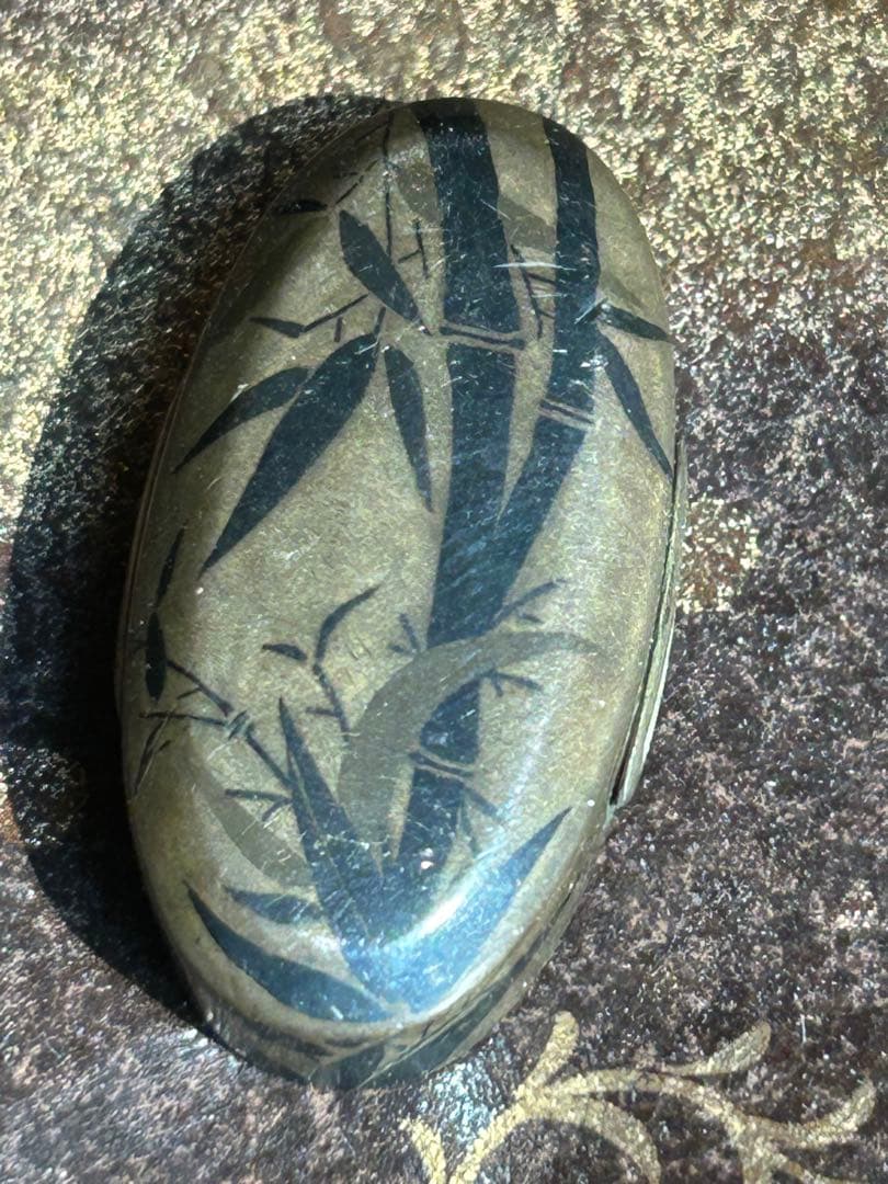 刀装具　竹林　竹　武具　日本刀　骨董　アンティーク　コレクション