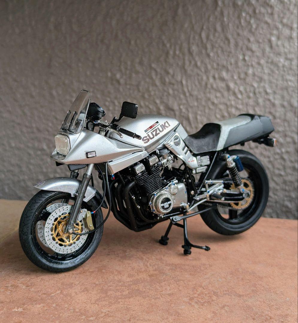 タミヤ1/12スズキカタナ改バイクプラモデル