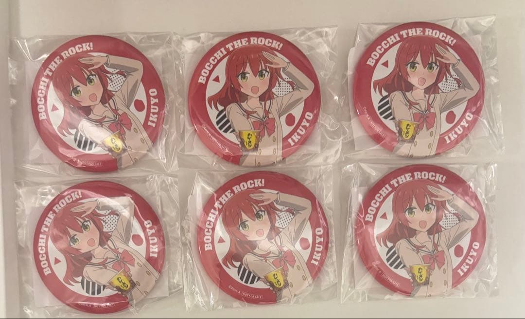 「ぼっち・ざ・ろっく!×日清カレーメシ」限定 缶バッジ 特典 喜多郁代 6点