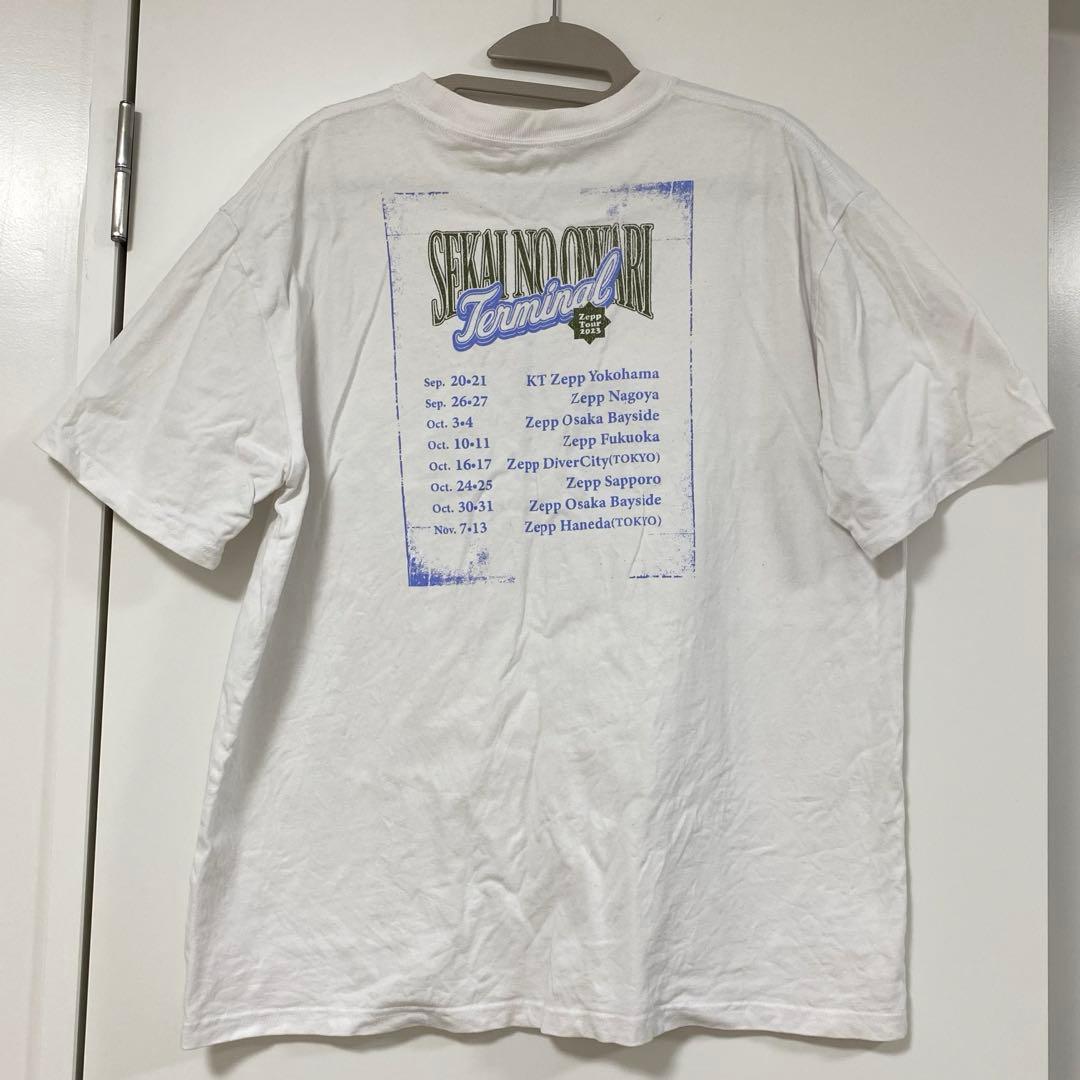 SEKAI NO OWARI Terminal ライブ　Tシャツ ホワイト　L