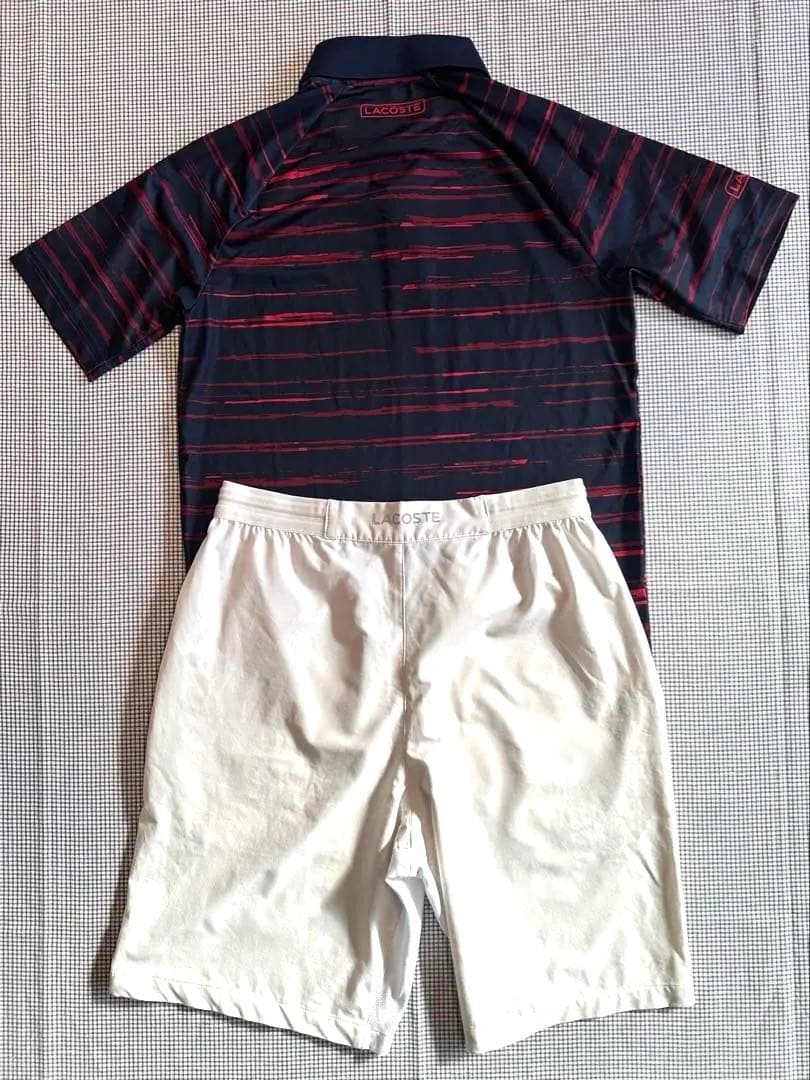 Lacoste テニスウェア　シャツ＆ショートパンツ