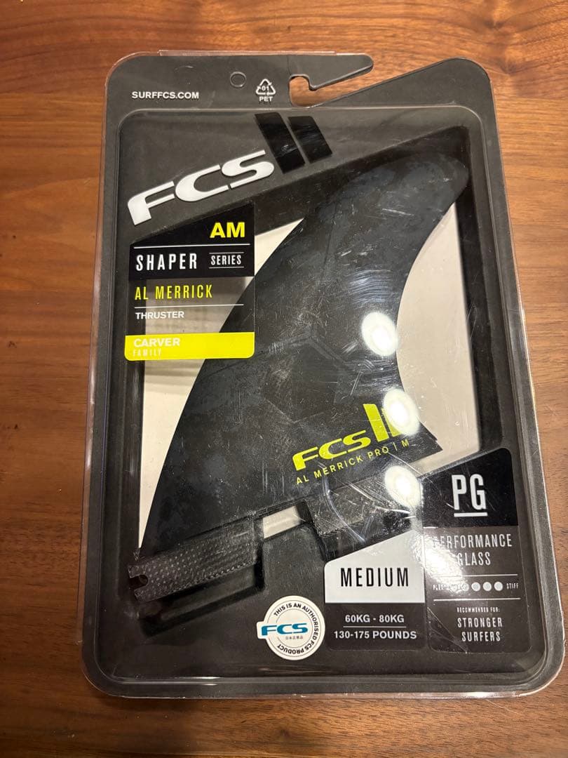 [ほぼ新品]FCS Ⅱ AM サーフボードフィン サイズM