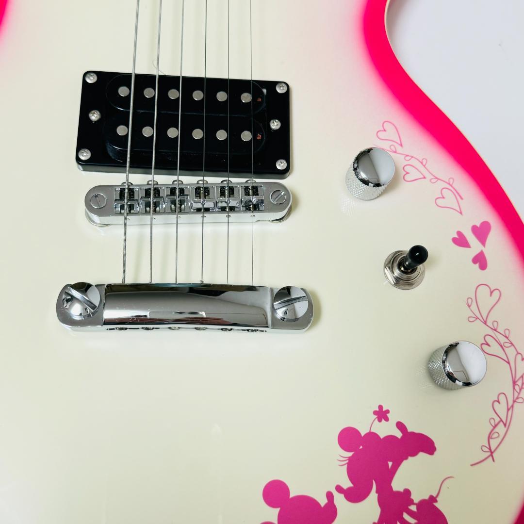 美品 希少ディズニー Chatting Birdコラボ エレキギター DEG-2