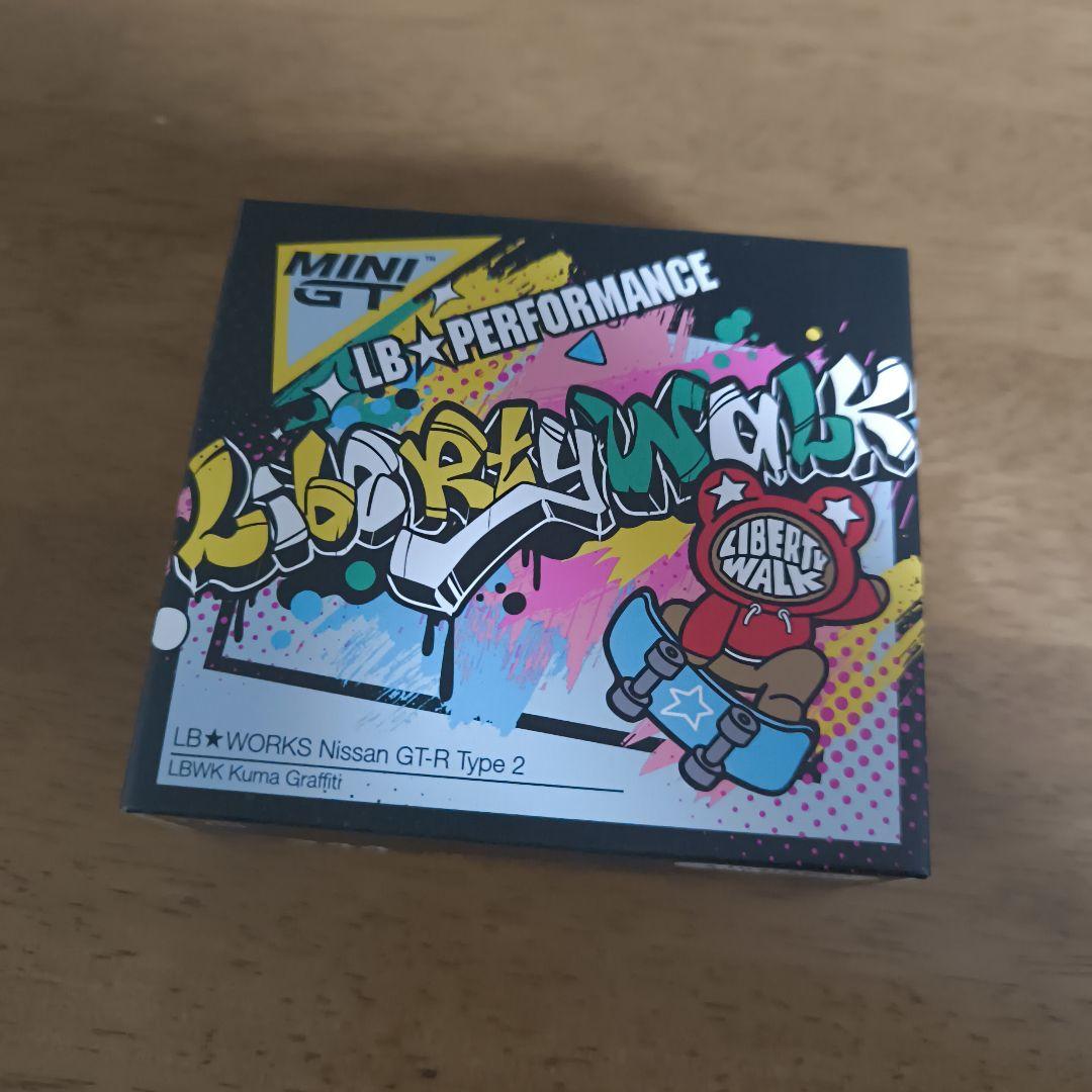 開封品★MINI GT 244 リバティーウォーク GT-R Kuma LBWK