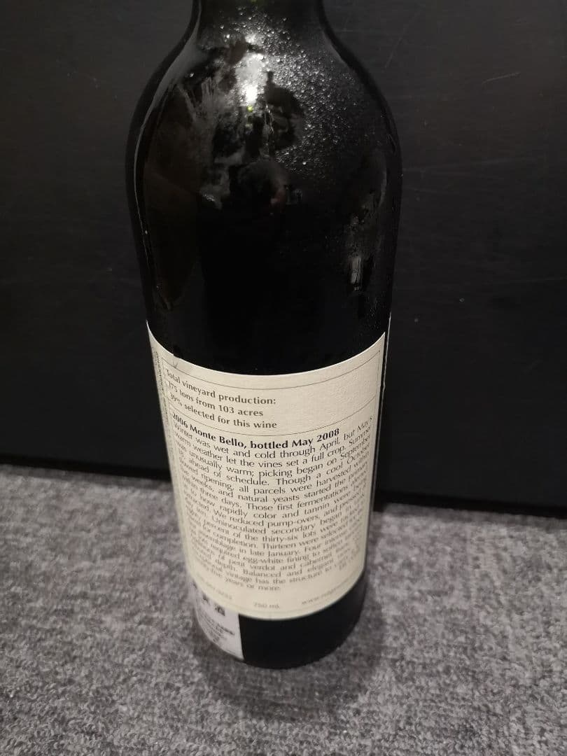 Ridge 2006 Monte Bello リッジ モンテベッロ