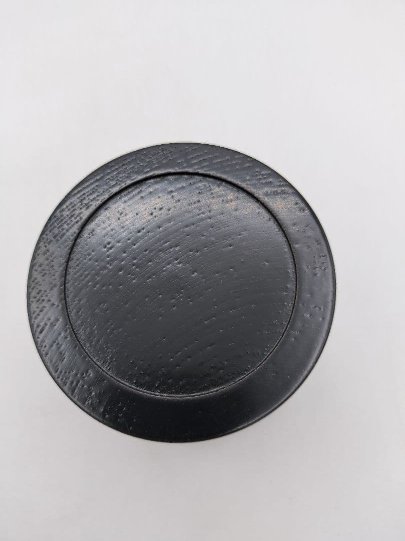 c760 詰棗 一双 木製掻合　挽家 詰茶入　茶道具 古物