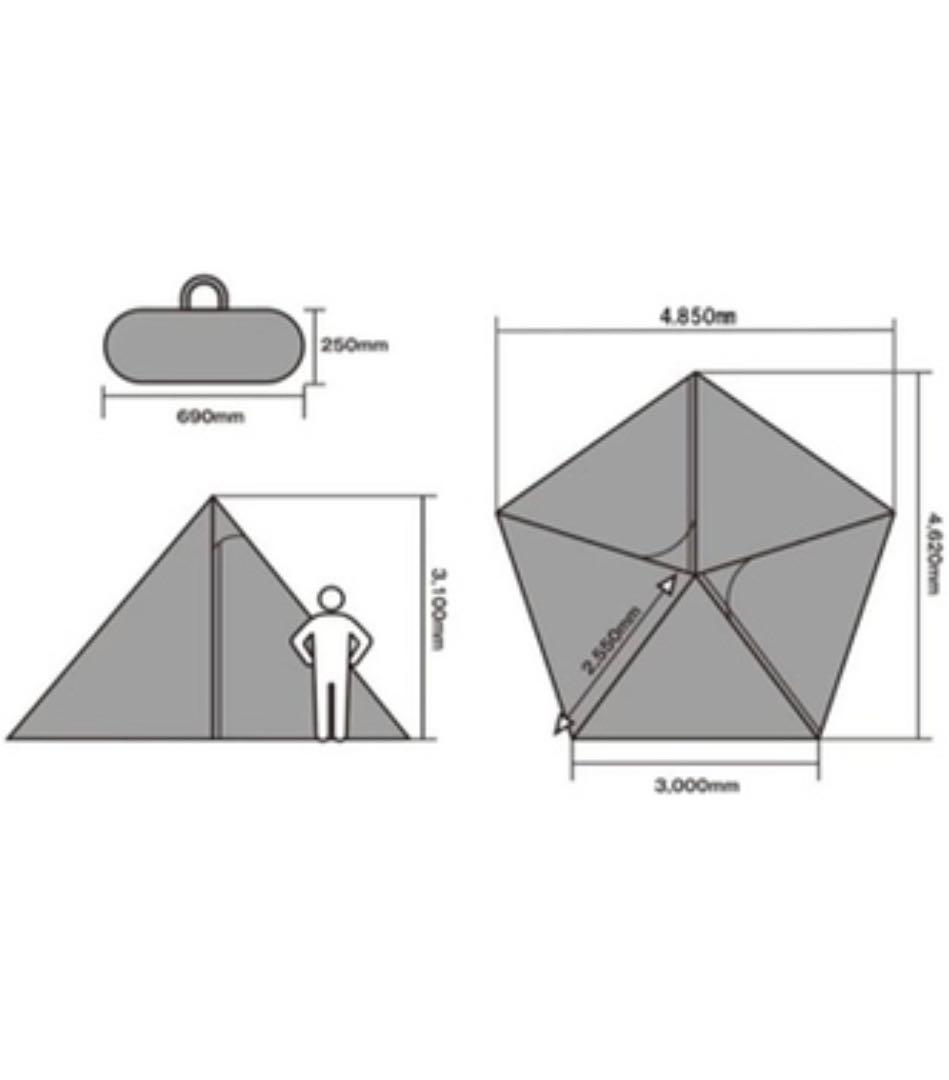 廃盤品 入手困難 tent-Mark DESIGNS　サーカスTC MID+