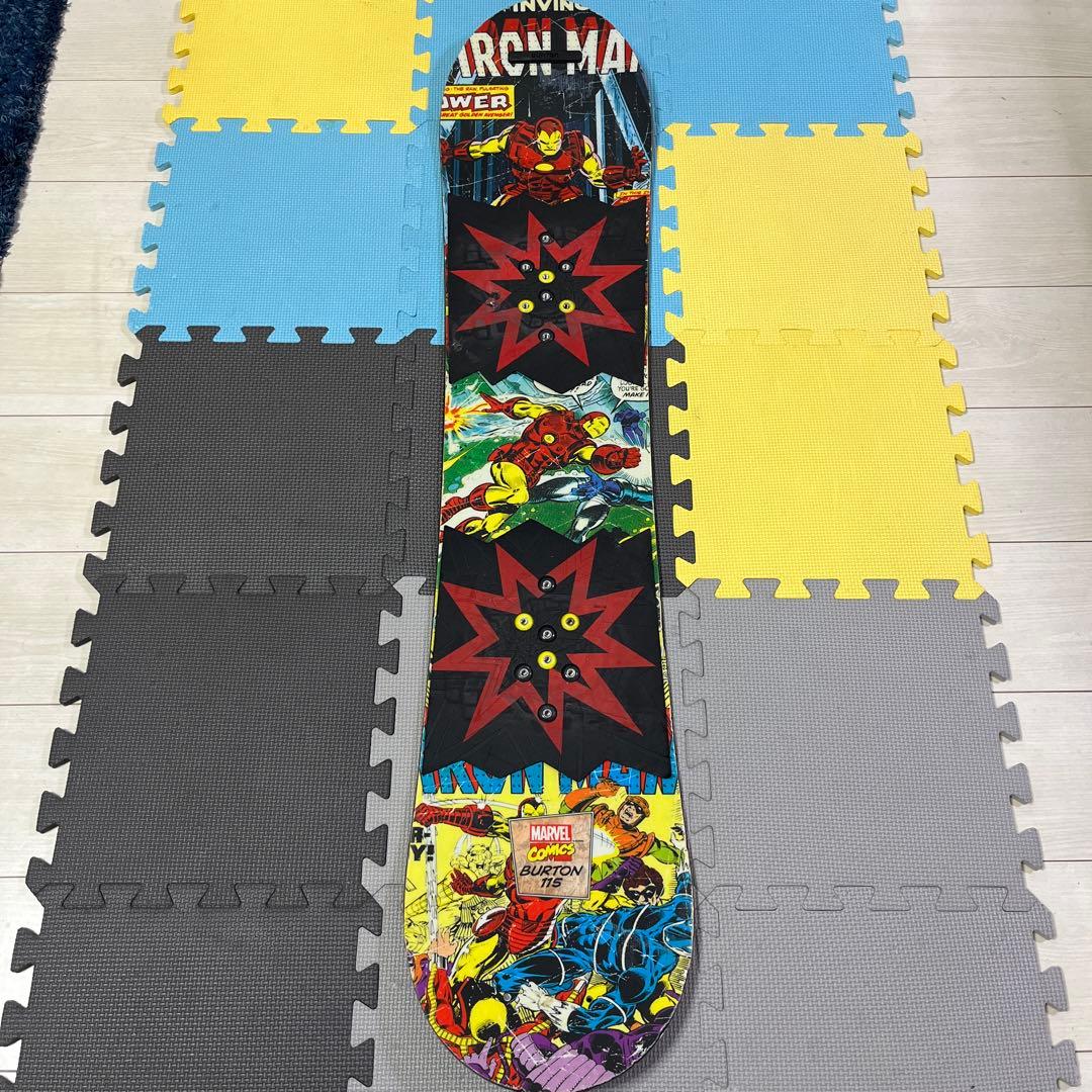 BurtonバートンMarvel アイアンマン 115㎝スノーボード キッズ