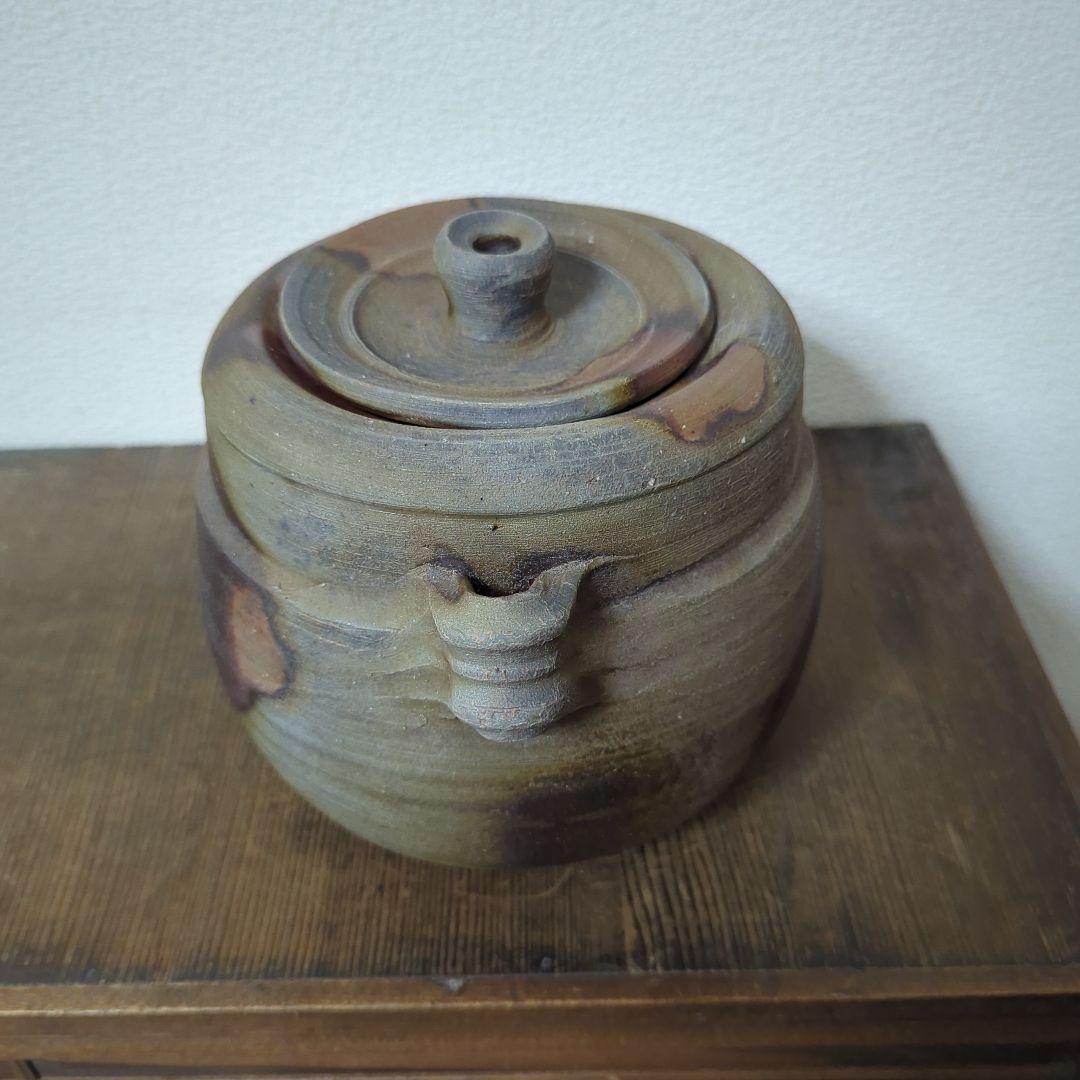 藤原雄　備前耳付水指