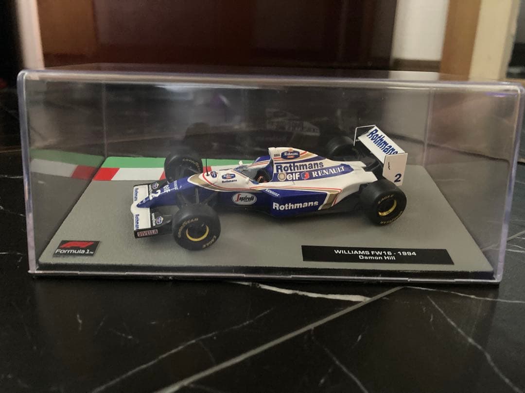 F1マシンコレクション ウィリアムズ　FW16 ロマンズデカール追加　セナ仕様