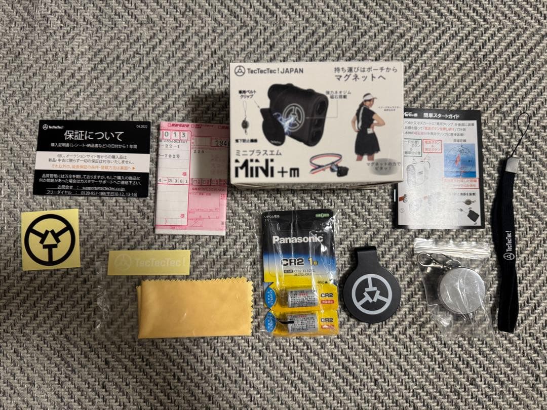 TecTecTec! ゴルフ用距離計 Mini + m + 付属品