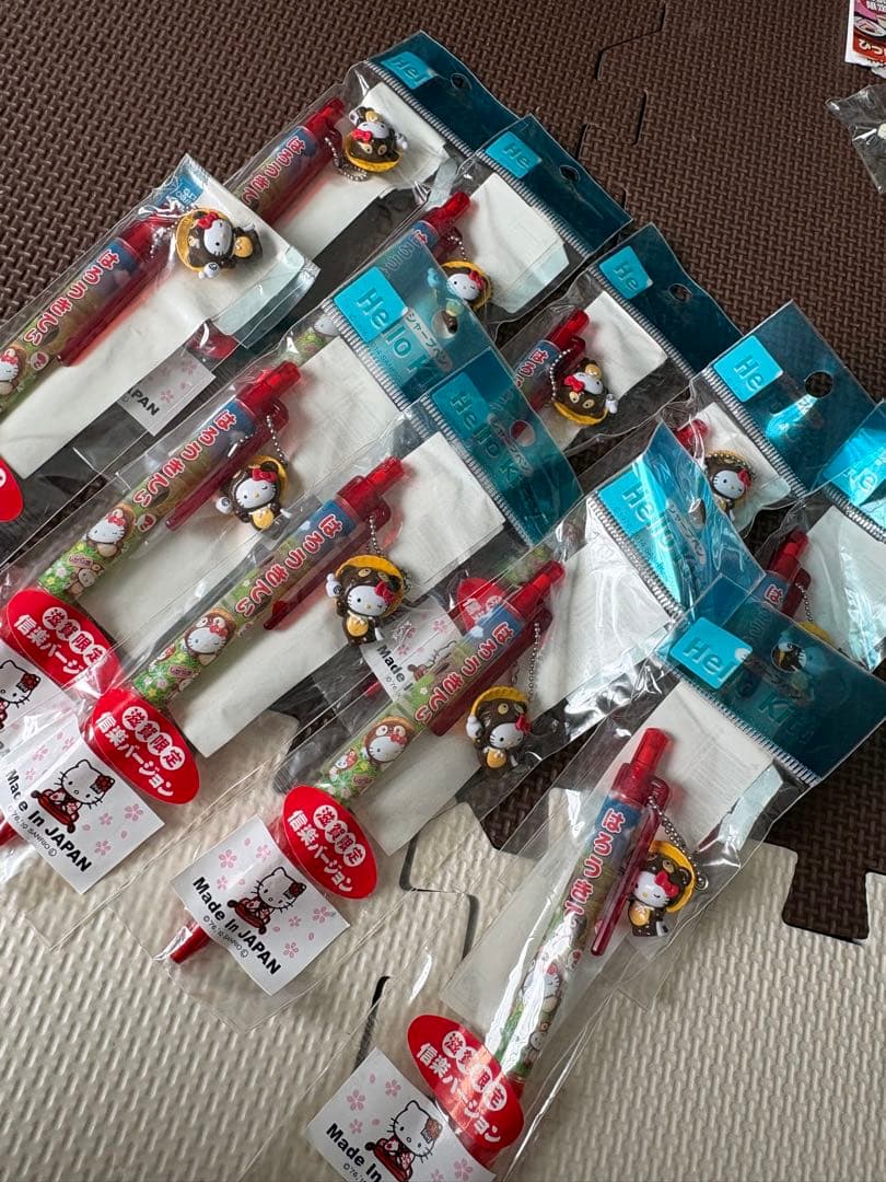 ハローキティ シャープペンシル 10本セット 信楽 ご当地キティ