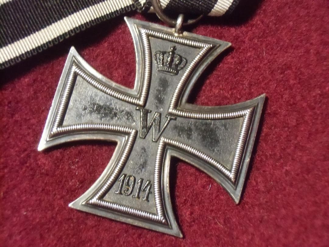 Ｗ帝政ドイツ軍/プロイセン王国＊１９１４鉄十字勲章＊２級（実物）