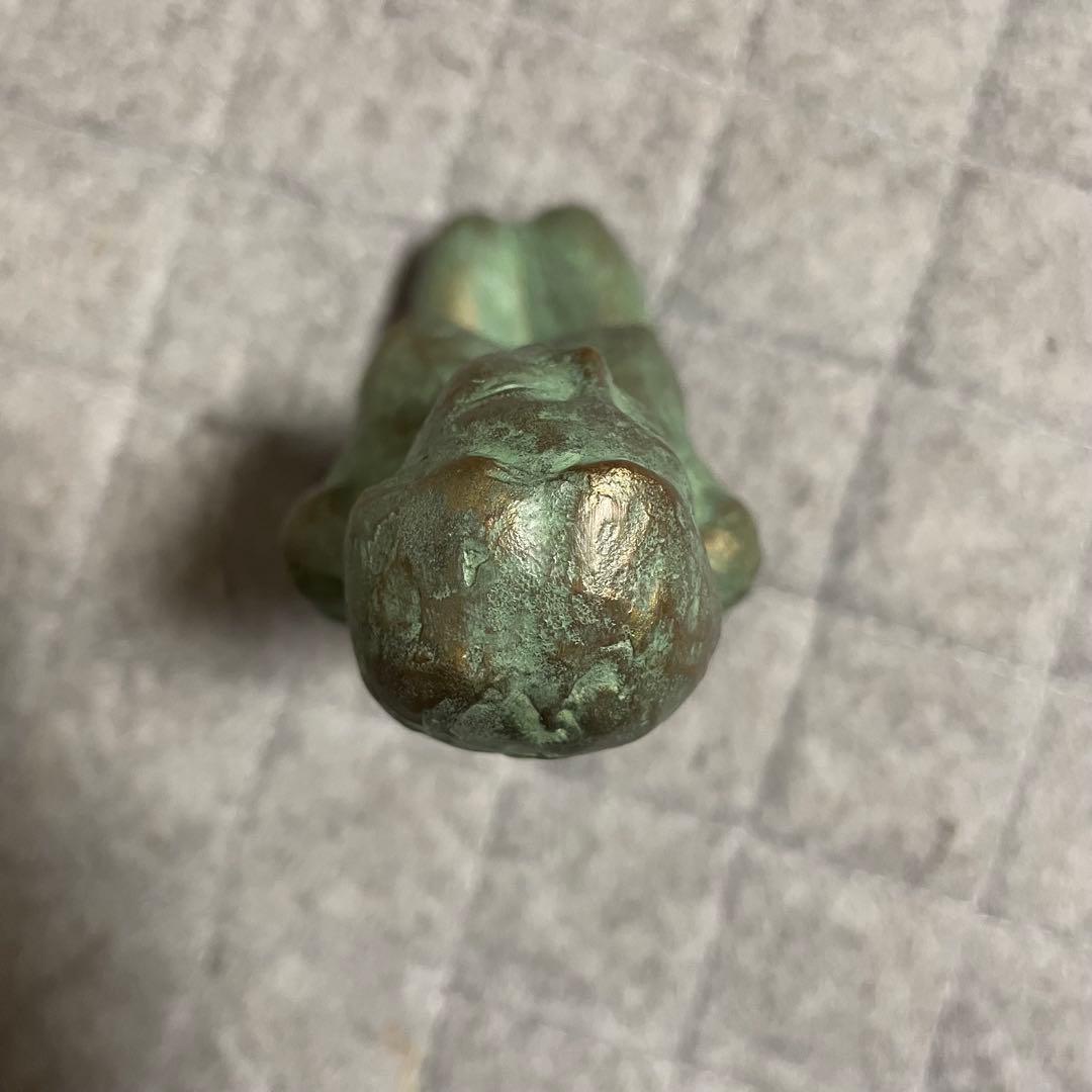 高岡銅器 青銅 ブロンズ 像 銅像 遙 三枝惣太郎 工芸 木箱入り