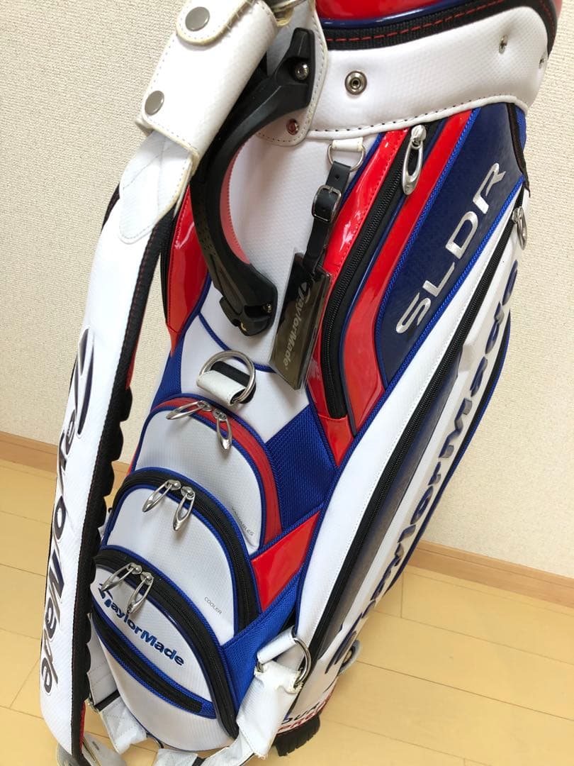 【希少品】TaylorMade　ダブルロゴ　ツアープロ　スタッフバッグ　9.0型
