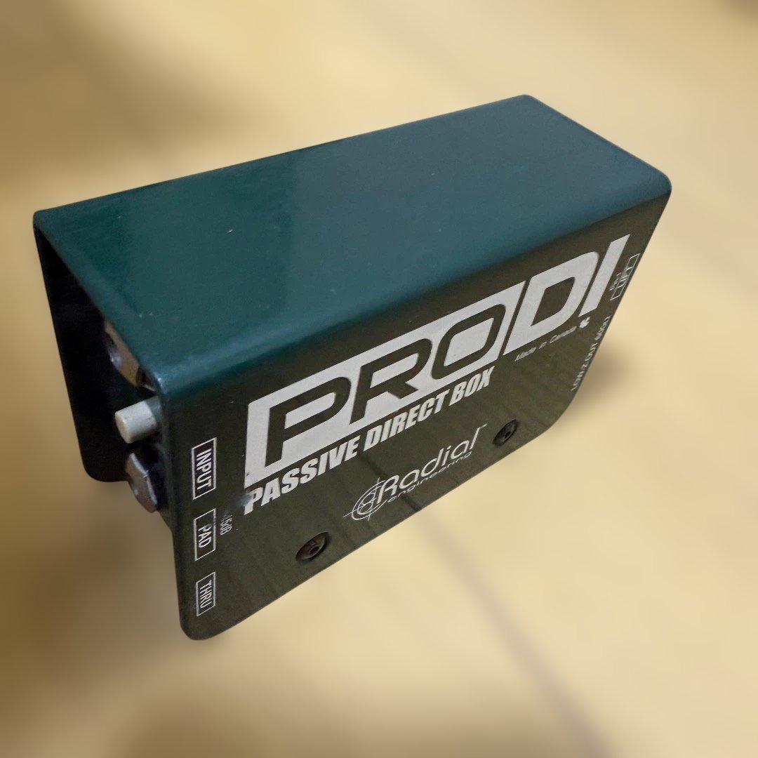 【希少・旧ロゴ】Radial PRODIパッシブダイレクトボックス 動作確認済