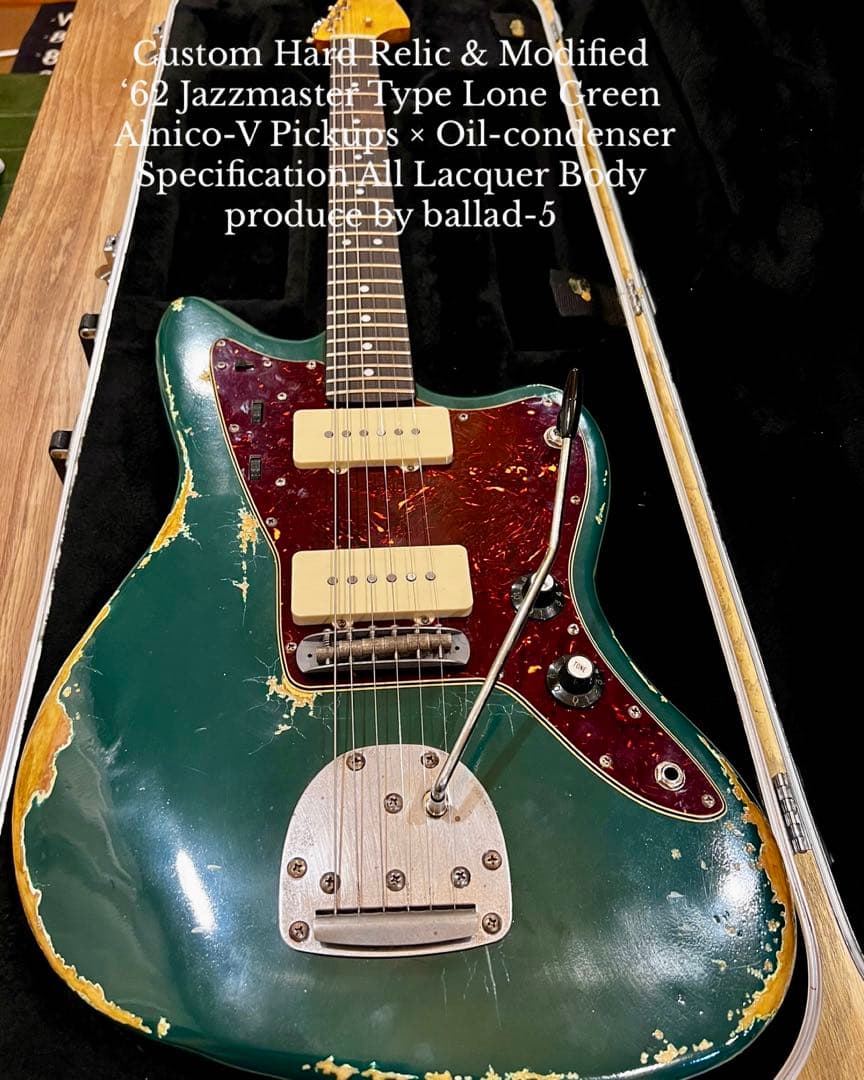 ハードレリック60sジャズマスタータイプ/オールラッカーボディ/アルニコPU