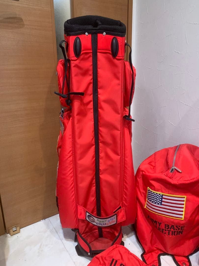 アーミーベースコレクション　キャディバッグ　セルフスタンド　アイアンカバー
