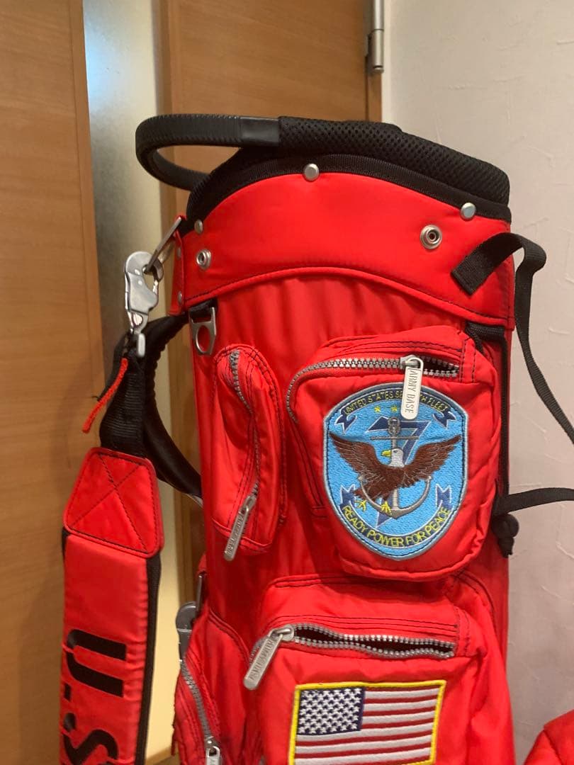 アーミーベースコレクション　キャディバッグ　セルフスタンド　アイアンカバー