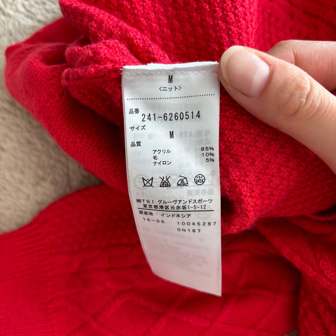 Callaway 赤 、ネイビータートルネック セーター２枚セット