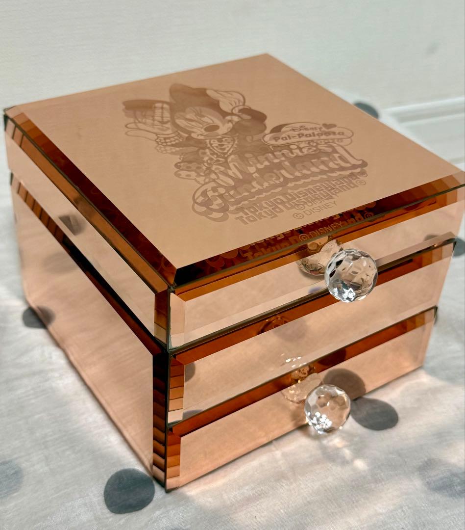 ミニーマウス パルパルーザ ファンダーランド ガラス ジュエリーボックス